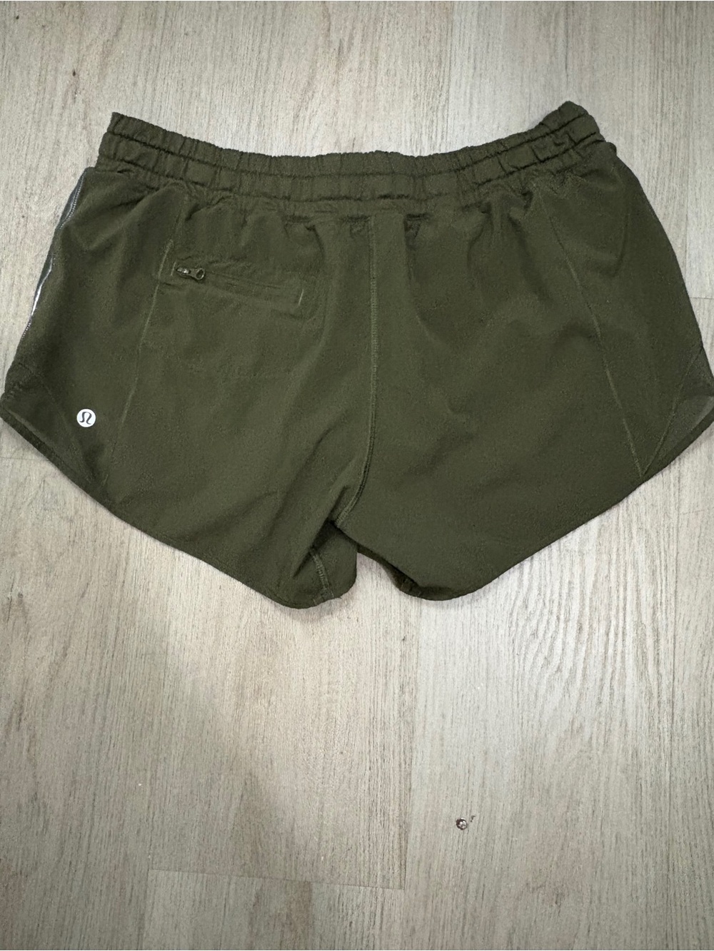 lululemon athletica Women Olive Running Shorts